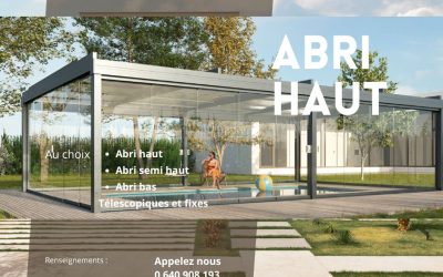 Les avantages d’équiper sa Piscine d’un Abri : Haut, Semi Haut et Bas
